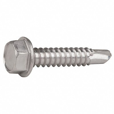 Drill Screw Hex 1/4 SS410 1.25 L PK25
