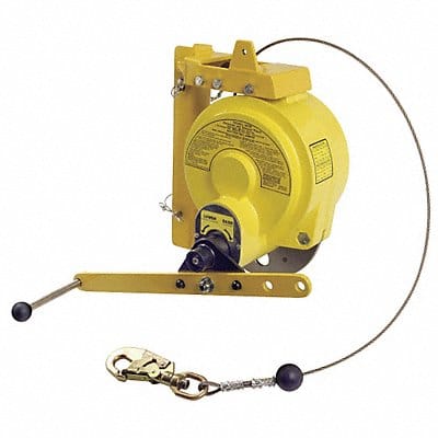 Man Rated Winch 50 ft 310 lb Yellow