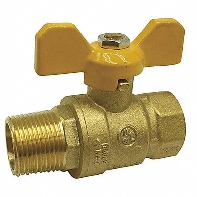 Ball Valve T-Handle Brass 1