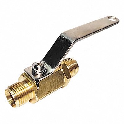 Brass Ball Valve Inline MNPT 1/8