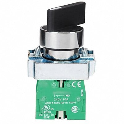 Non-Illum Selector Switch 2NO Ext Lever