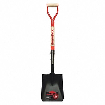Shovel Square Point Wood Handle Dgrip