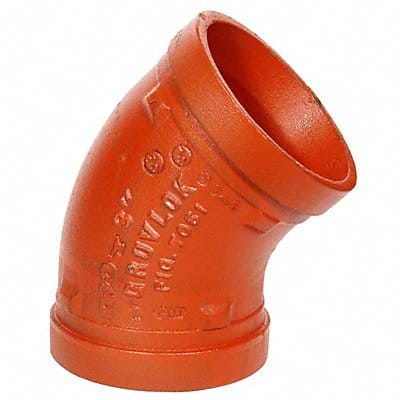 45 Elbow Ductile Iron 3 in Grooved