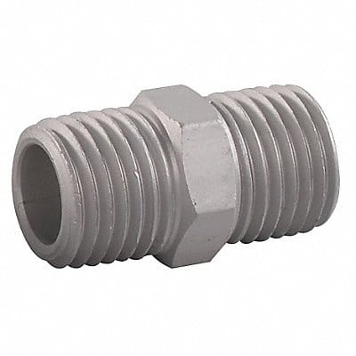 Pipe Nipple Aluminum 3/8 in Male NPT