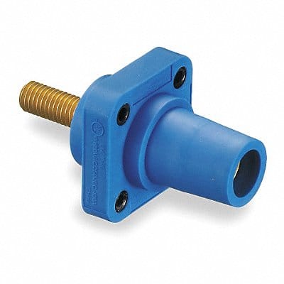 Recpt Blue Female Threaded Stud 400 A