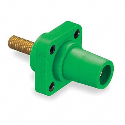 Recpt Green Female Threaded Stud 400 A