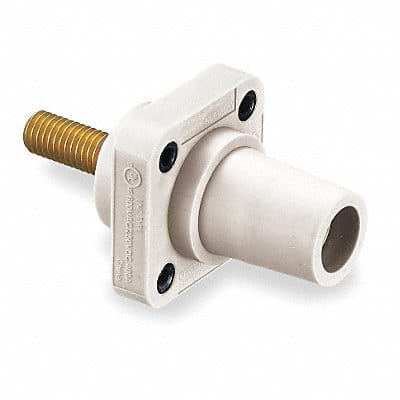Recpt White Female Threaded Stud 400 A
