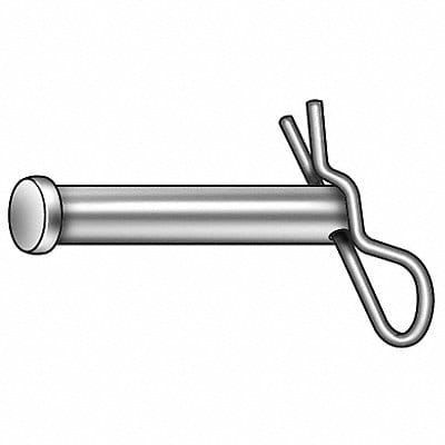 Clevis Pin Std Zinc 0.312x1 L PK10