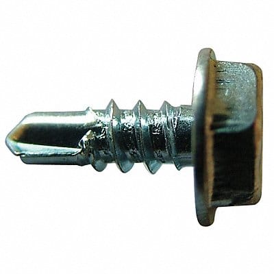 Drll Scrw Hex Zp #10 Zinc 5/8 L PK100