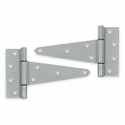 Tee Hinge Steel 2-11/16 in L PK2