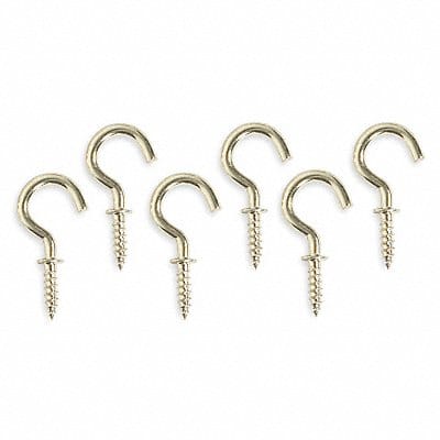 Single Point Hook Brass 5/8 L PK20