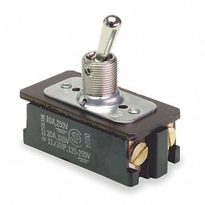 Toggle Switch DPST 10A @ 250V Screw