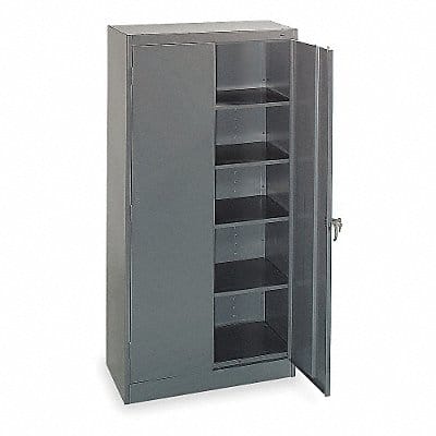 Storage Cabinet 72 x36 x18 MdGry 4Shlv