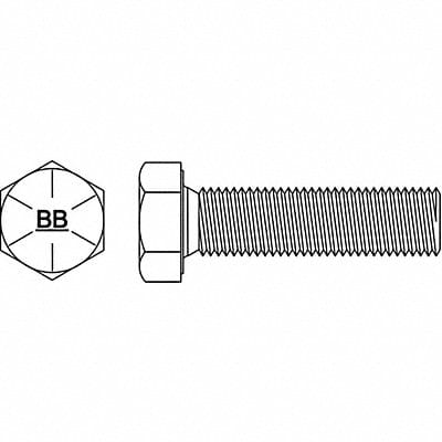 HxHdCpScrw Steel 2 1/2 -13 10PK