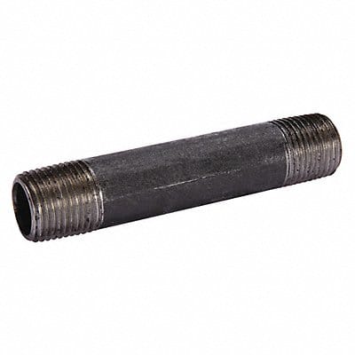 Black Pipe Nipple Threaded 3x10 In Black Pipe Nipple Threaded 3x10 In
