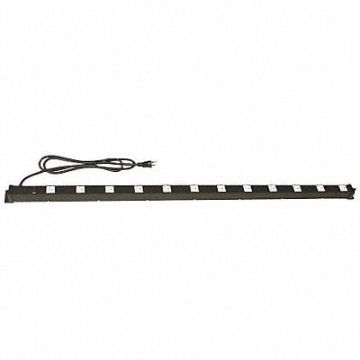 Power Strip 49W x 1-1/2D x 1-1/2 H Black