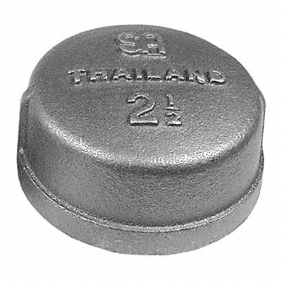 Round Cap Malleable Iron 2 1/2 in