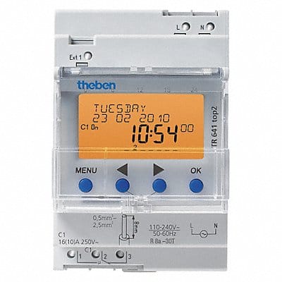 Electr Timer Din Rail 365 Day Astro 1Chn