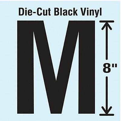 K8341 Die Cut Letter Label M