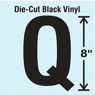 K8341 Die Cut Letter Label Q
