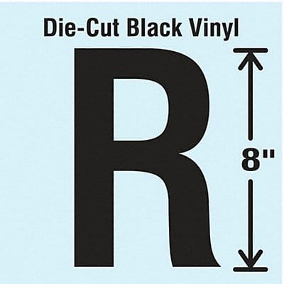 K8341 Die Cut Letter Label R
