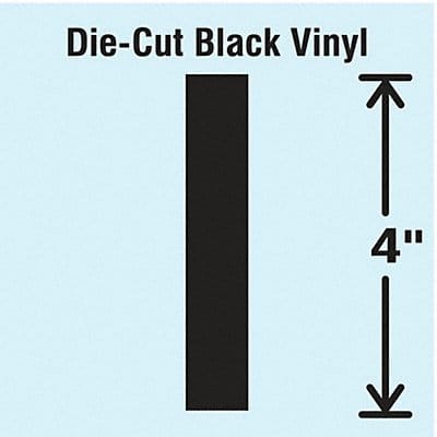 Die Cut Letter Label I 10 Cards PK10