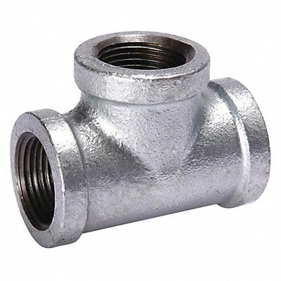 Tee Malleable Iron 2 1/2 in Female NPT