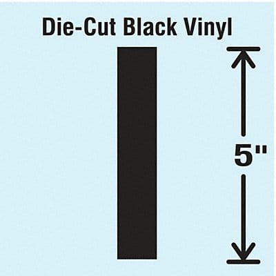 Die Cut Letter Label I 10 Cards PK10