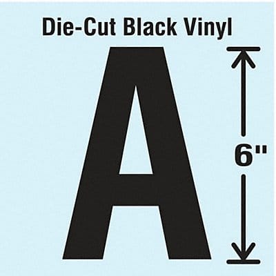 K8340 Die Cut Letter Label A