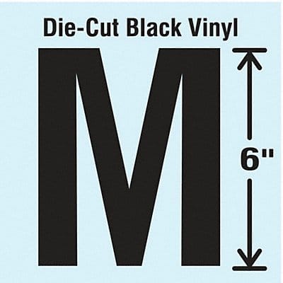 K8340 Die Cut Letter Label M