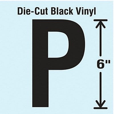 K8340 Die Cut Letter Label P