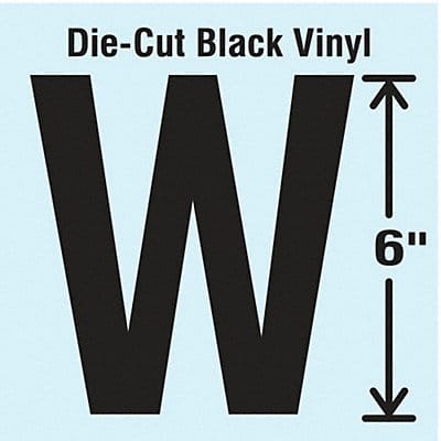 K8340 Die Cut Letter Label W