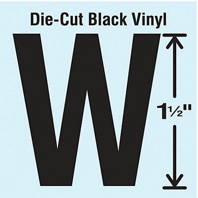 Die Cut Letter Label W 10 Cards PK10