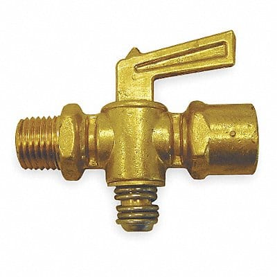 Ground Plug Valve 1/8 In 30 PSI Brass