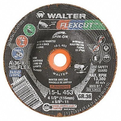 Flex Grinding Wheel 4-1/2x5/8-11 36 Gr