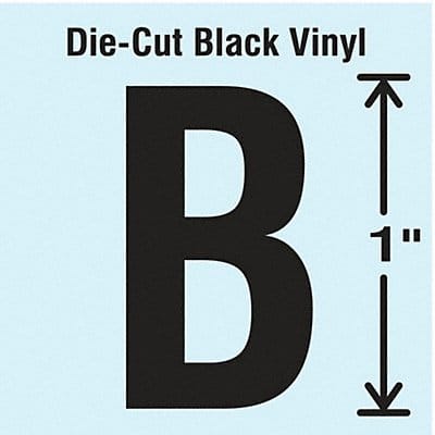 K8338 Die Cut Letter Label B 10 Cards PK10