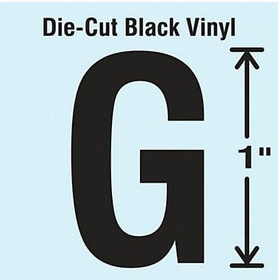 K8338 Die Cut Letter Label G 10 Cards PK10