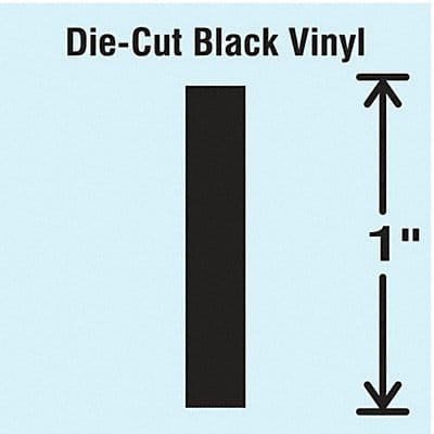 K8338 Die Cut Letter Label I 10 Cards PK10