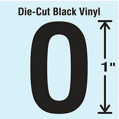 K8338 Die Cut Letter Label O 10 Cards PK10
