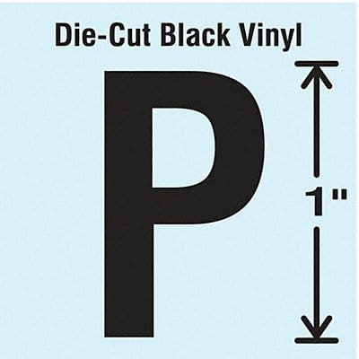 K8338 Die Cut Letter Label P 10 Cards PK10