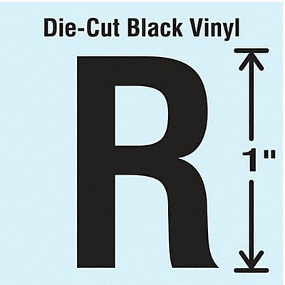 K8338 Die Cut Letter Label R 10 Cards PK10