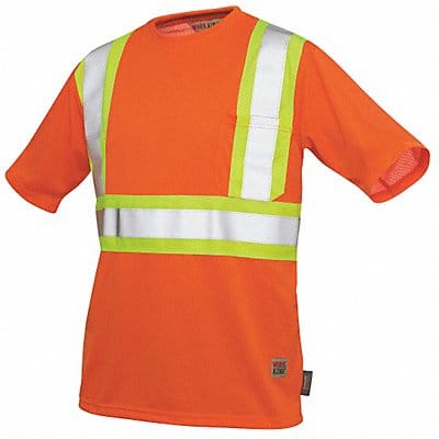 Hi-Vis Short Sleeve Shirt 4XL Orange
