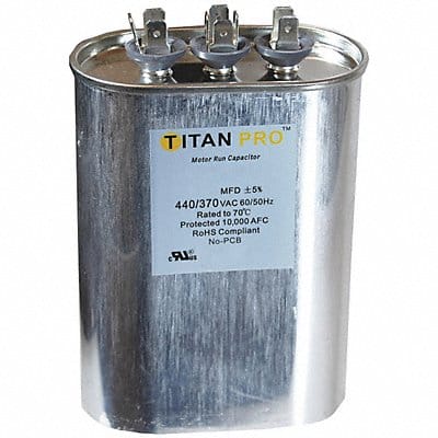 Dual Run Capacitor 50/5 MFD 4 7/8 H