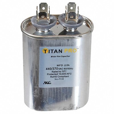 Motor Run Capacitor 2 MFD 2 43/64  H
