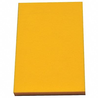 Polyethylene Sheet L 24 in Yellow
