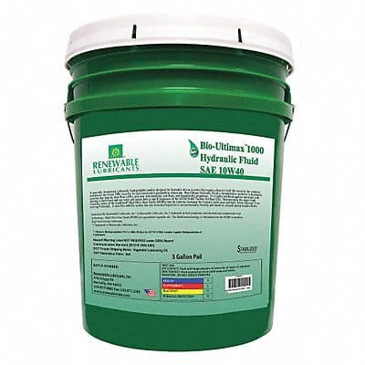 Hydraulic Oil Pail Yellow 5 gal