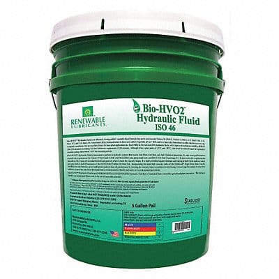 Hydraulic Oil Pail Yellow 5 gal