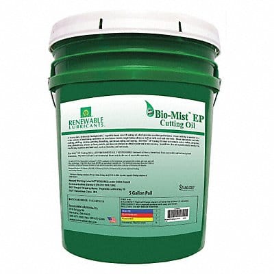 Cutting Oil Pail Yellow 5 gal.