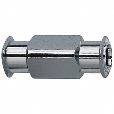 Luer Lock Adapter Plated Brass Silver