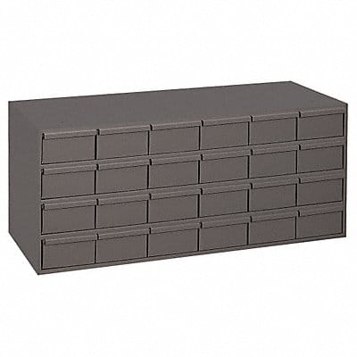Bin Cab 24GrayDrwr Gry 17 H GrayDrwr